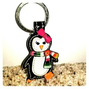 Coach penguin keychain